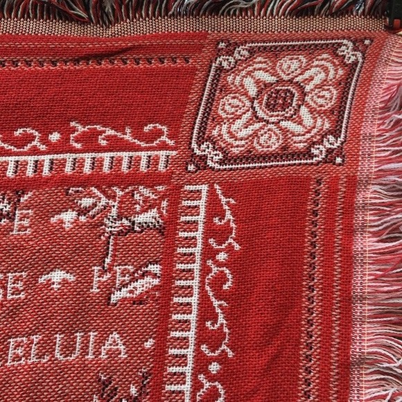 Crown Craft angel holiday Christmas blanket throw Made in USA - Picture 3 of 8